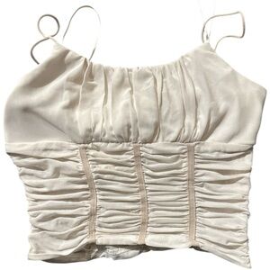 💸 PRINCESS POLLY Cropped Corset - Sz US 2